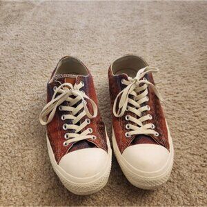 Converse Chuck Taylor All Star Low Native Tribal 10.5 Mens Shoes Womens 12.5 Red